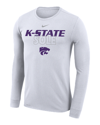 Kansas State Legend Men's Nike Dri-FIT College Long-Sleeve T-Shirt